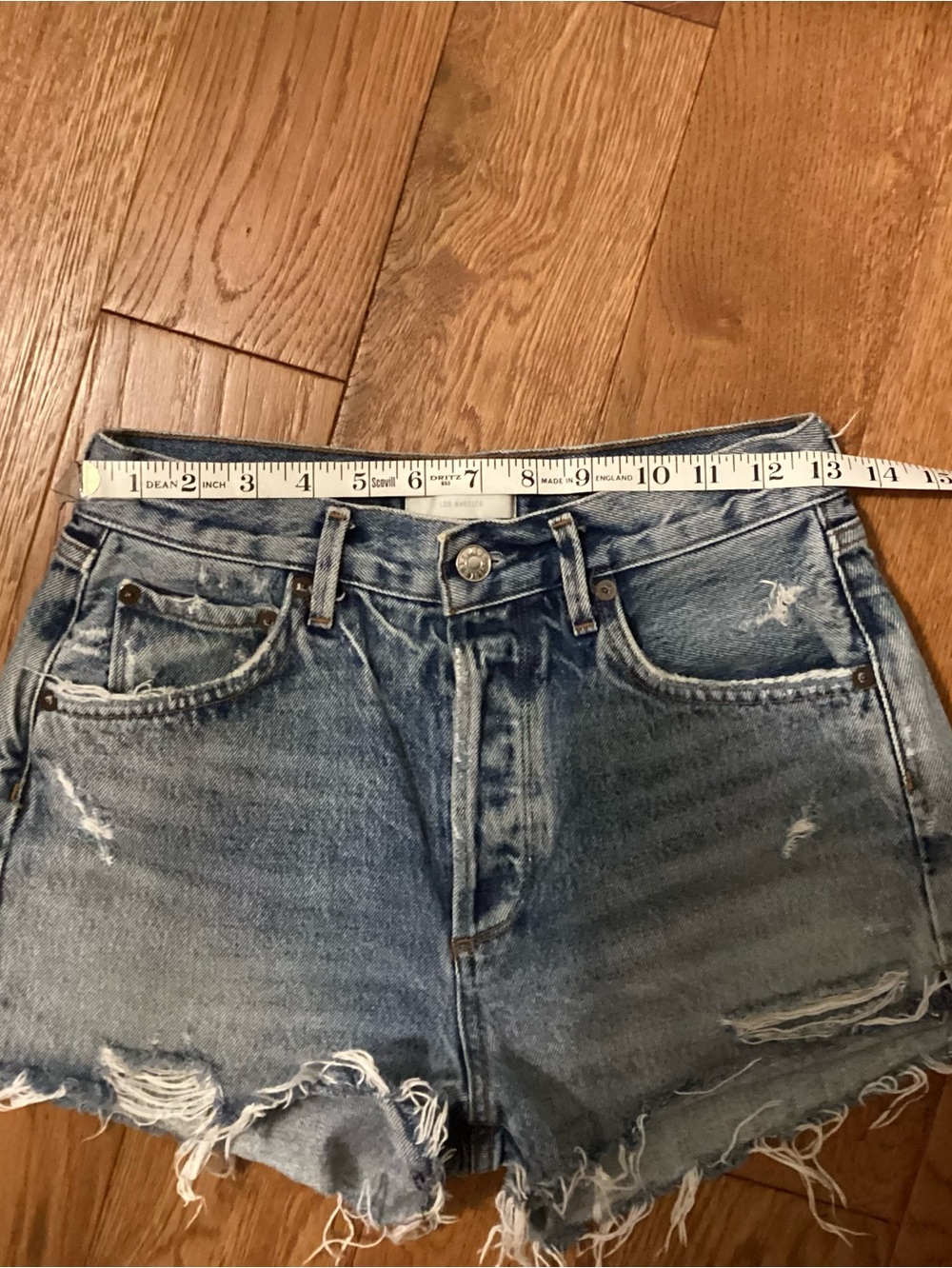 Agolde Jaden Jean shorts size 27 - Picture 5 of 5